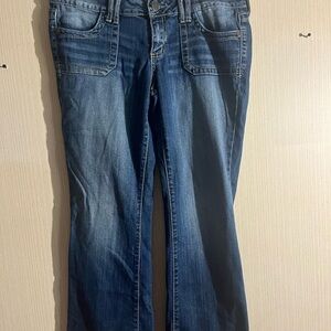 Decree Dark Blue Straight Leg Jeans